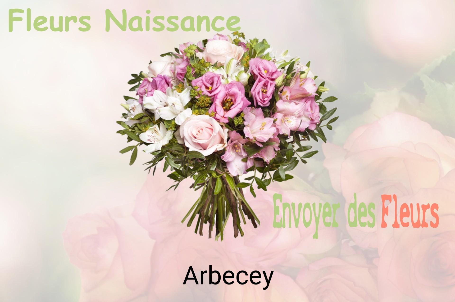 Bouquet de fleurs de naissance livré à Arbecey